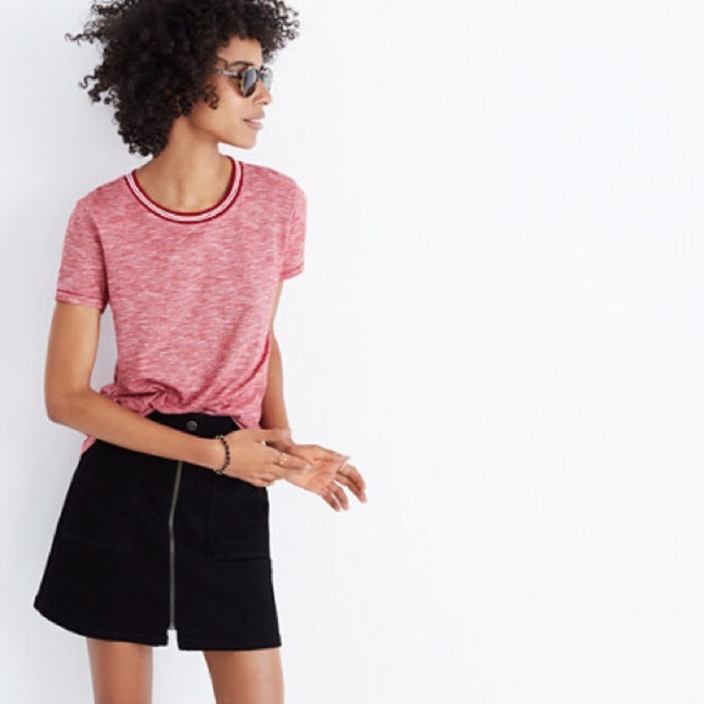 Madewell Red Ringer Tee
